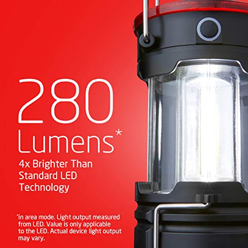 Eveready LED Camping Lantern 360 PRO (4-Pack), Super Bright Tent Lights, Rugged Water Resistant LED Lanterns, 100 Hour Run-time (Batteries Included)