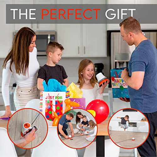 PowerHop Electronic Fitness Jump Rope No Rope Design – Have Fun Exercising With This Portable Motorized Rope Skipping Hopper Ball Game for Kids & Adults – Equipped With 10 Speeds & Jump Counter