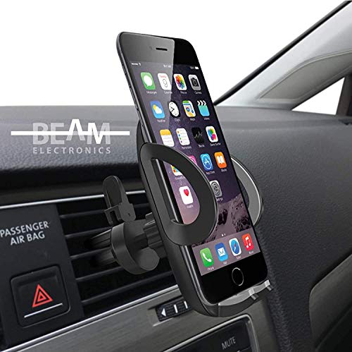 Car Phone Holder Mount, Beam Electronics Phone Car Air Vent Mount Holder Cradle Compatible for iPhone 12 11 Pro Max XS XS XR X 8+ 7+ SE 6s 6+ 5s 4 Samsung Galaxy S4-S10 LG Nexus Nokia