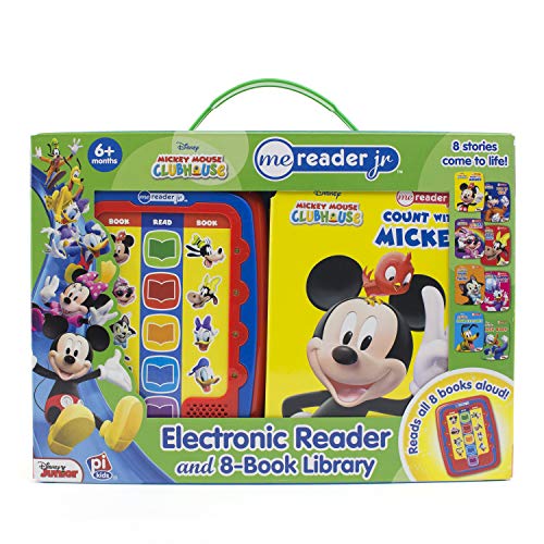 Disney Micky Mouse and Minnie Mouse - Me Reader Junior Electronic Reader and 8 Book Library - PI Kids