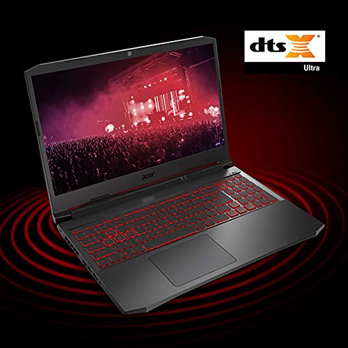 Acer Nitro 5 AN515-45-R83Z Gaming Laptop, AMD Ryzen 5 5600H Hexa-Core Processor | NVIDIA GeForce GTX 1650 | 15.6" FHD 144Hz IPS Display | 8GB DDR4 | 256GB NVMe SSD | WiFi 6 | Backlit Keyboard