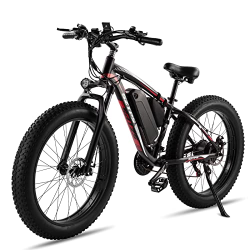 26" Electric Bike, Electric Bike for Adults, 28MPH 50-60Miles Ebike Adult Electric Mountain Bicycles, 48V 13Ah Battery, Suspension Fork, Shimano 21 Speed Gears
