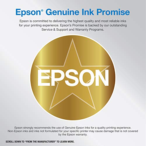 Epson EcoTank Pro ET-5850 Wireless Color All-in-One Supertank Printer with Scanner, Copier, Fax and Ethernet. Full 1-Year Limited Warranty (Renewed)