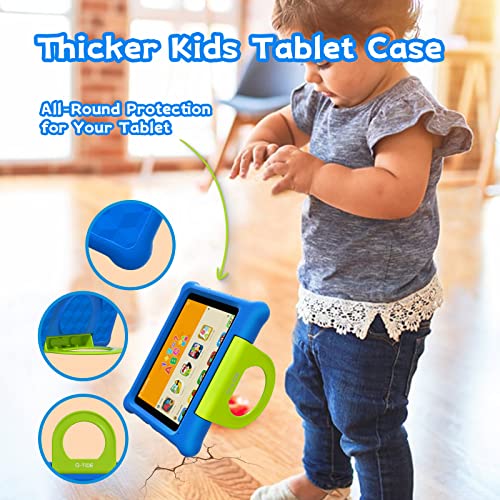 G-TiDE Blue Kids Tablet 8 inch & 10 inch Pink Tablet for kids, Android 11 Tablet for Kids, Bigger Battery, 32GB Storage (Up to 128GB), Learn & Play Kids App (Klap), Parental Control, Kid-Proof Case, S