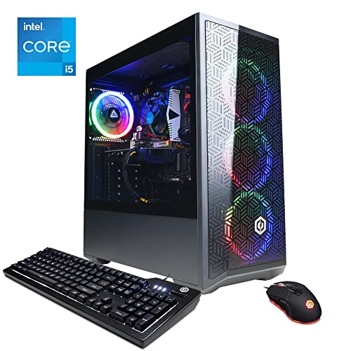 CYBERPOWERPC Gamer Xtreme VR Gaming PC, Intel Core i5-11400F 2.6GHz, 8GB DDR4, GeForce RTX 2060 6GB, 500GB NVMe SSD, WiFi Ready & Win 11 Home (GXiVR8060A11)