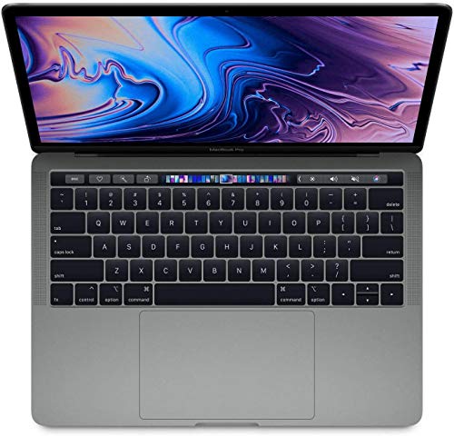 Mid 2018 Apple MacBook Pro Touch Bar with 2.7GHz Intel Core i7 (13.3 inch, 16GB RAM, 512GB SSD) Space Gray (Renewed) - AOP3 EVERY THING TECH 