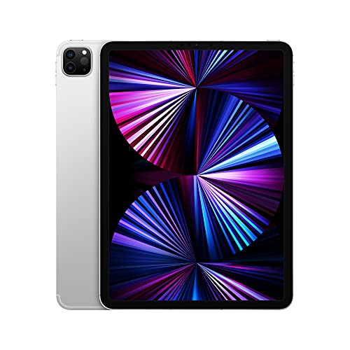 2021 Apple 11-inch iPad Pro (Wi-Fi + Cellular, 128GB) - Silver - AOP3 EVERY THING TECH 
