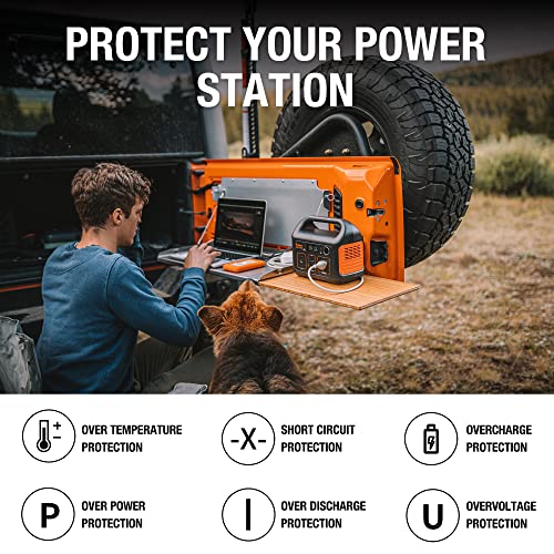 Jackery Portable Power Station Explorer 240, 240Wh Backup Lithium Battery, 110V/200W Pure Sine Wave AC Outlet, Solar Generator (Solar Panel Not Included) for Outdoors Camping Travel Hunting Emergency