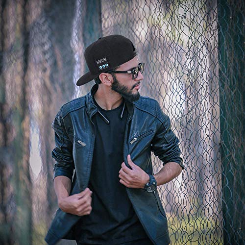 EDYELL Hat with Bluetooth Speaker Adjustable Bluetooth Hat Wireless Smart Speakerphone Cap for Outdoor Sport Baseball Cap is The Birthday Gifts for Men/Women/Boys/Girls Black