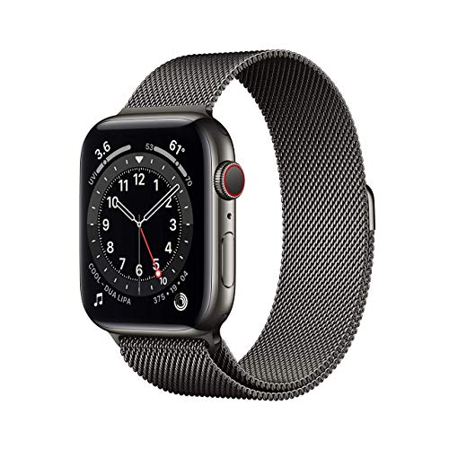 Apple Watch Series 6 LTE 44mm Graphite Stainless Steel Graphite - M07R3LL/A