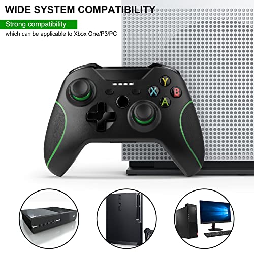 Sogdeco Wireless Controller Compatible with Xbox One - 2.4GHz Game Controller Built-in Dual Vibration Gamepad Compatible with Xbox One/One S/One X/One Series X/S/Elite/PC Windows 7/8/10 (Black)