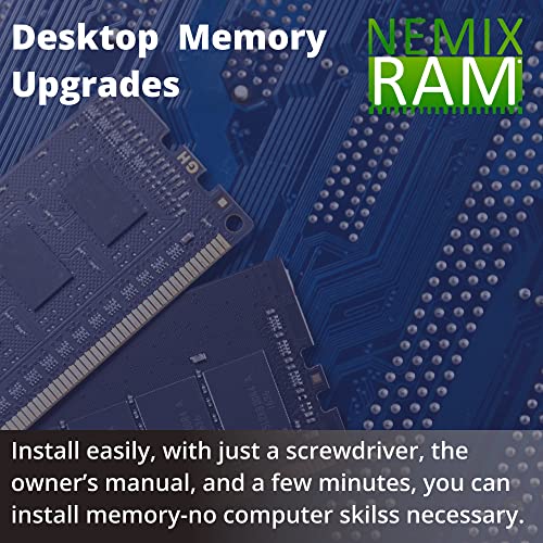 32GB (4x8GB) DDR3-1600MHz PC3-12800 Non-ECC UDIMM 2Rx8 Desktop Memory Module by NEMIX RAM