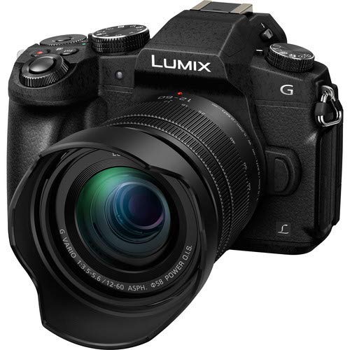 Panasonic Lumix DMC-G85 Mirrorless Micro Four Thirds Digital Camera with 12-60mm Lens Bundle with 64GB Memory Card + Replacement Battery + Carrying Case+ LCD Screen Protectors + More