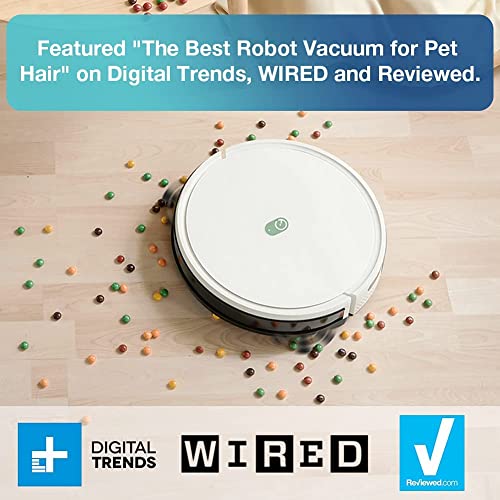 yeedi k650 Robot Vacuum, 2000Pa Wi-Fi Robotic Vacuum Cleaner with 800ML Big Dustbin and Tangle-Free Brush, Perfect for Pet Hair, Carpets, Hard Floor, Self-Charging, Compatible with Boundary Strips