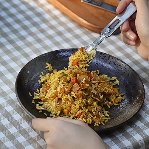 ROXON C1 3 in 1 Camping Detachable Cutlery Knife Spoon Frok for Outdoor Camping Hiking