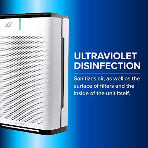 Brondell Pro Air Purifier Clean Air Filter, Bacteria, Mold, Allergens, and Smoke – With AG+ Technology by Aurabeat