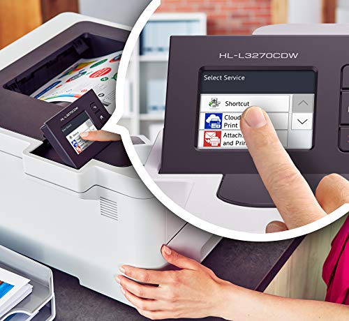 Brother HL-L3270CDW Compact Wireless Digital Color Printer with NFC, Mobile Device and Duplex Printing - Ideal for Home and Small Office Use, Amazon Dash Replenishment Ready