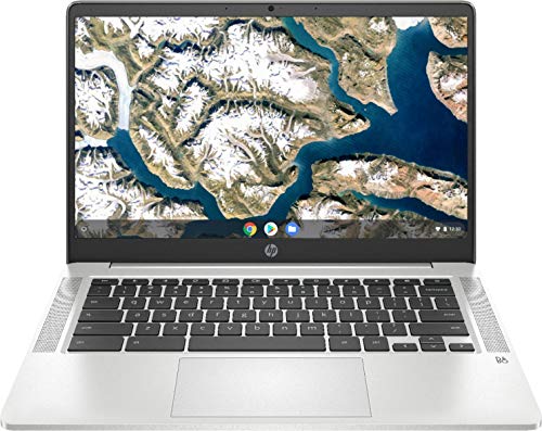 2021 HP Chromebook 14 Inch Full HD 1080P Laptop, Intel Celeron N4000 Dual-Core Processor, 4 GB LPDDR4, 32 GB eMMC Storage, Webcam, WiFi 5, Chrome OS /Legendary Accessories