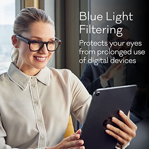 FAUNA Bluetooth Audio Smart Glasses with Blue Light Filter Lenses - Exceptional Open-Ear Audio with Charging Case – Memor Havana