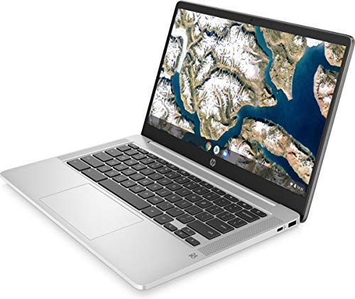 2021 Newest HP Chromebook 14 Inch FHD 1080P Laptop with Webcam, Intel Celeron N4000 up to 2.6 GHz, 4GB RAM, 64GB eMMC, Webcam, WiFi 5, Chrome OS + NexiGo 32GB MicroSD Card Bundle