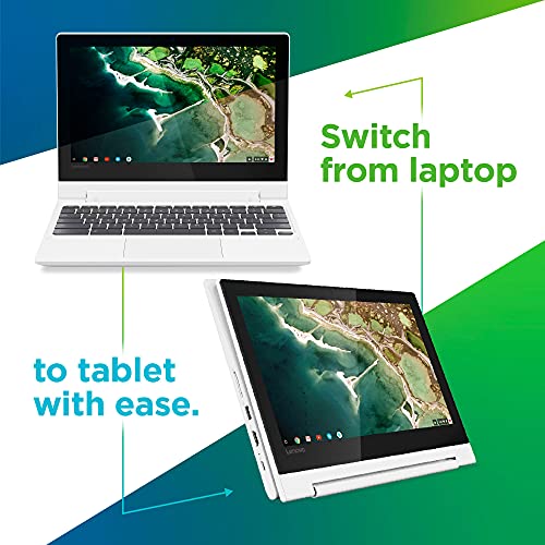 Lenovo Chromebook Flex 3 11" Laptop, 11.6-Inch HD IPS Display, MediaTek MT8173C, 4GB RAM, 64GB Storage, Chrome OS, Blizzard White