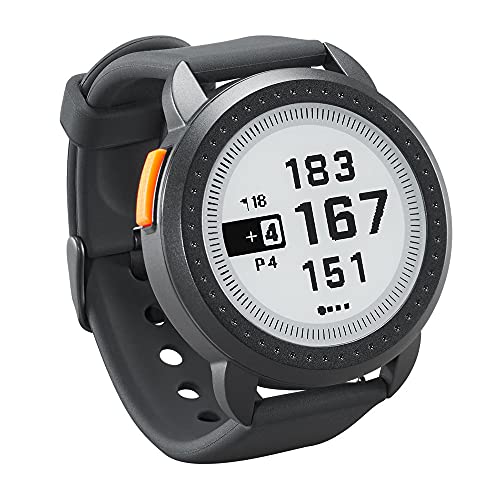 Bushnell iON Edge (Black) GPS Golf Watch Power Bundle | with PlayBetter Portable Charger & HD Tempered Glass (x2) | Touchscreen, Auto-Course, & Movable Pin | 38,000 Courses | Golfers Rangefinder Watch