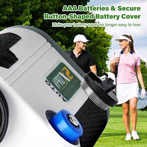 Bozily Golf Rangefinder with Slope, 6X Laser Range Finders, 1500 Yards Laser Rangefinder Kits with Carrying Case, Flag-Lock Tech with Vibration, Continuous Scan Tech, Free Battery