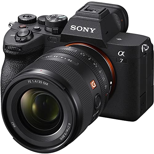 Sony a7 IV Full Frame Mirrorless Camera Body with 2 Lens Kit FE 35mm F1.4 GM G Master + 28-70mm ILCE-7M4K/B + SEL35F14GM Bundle w/Deco Gear Backpack + Monopod + Extra Battery, LED and Accessories