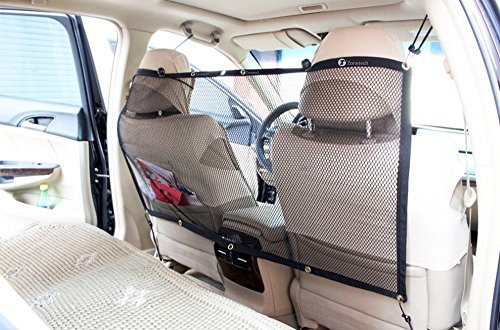 Zone Tech Pet Car Net Barrier – Universal Mesh Vehicle Pet