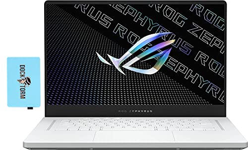 ASUS ROG Zephyrus G15 Gaming & Entertainment Laptop (AMD Ryzen 9 5900HS 8-Core, 32GB RAM, 2x8TB PCIe SSD (16TB), RTX 3080 Max-Q, 15.6" 2K Quad HD (2560x1440), Win 11 Pro) with Hub