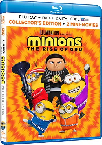 Minions: The Rise of Gru - Collector's Edition Blu-ray + DVD + Digital