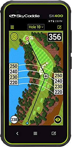 SkyCaddie SX400, Handheld Golf GPS with 4 inch Touch Display, Black, (Model: SX400 GPS)