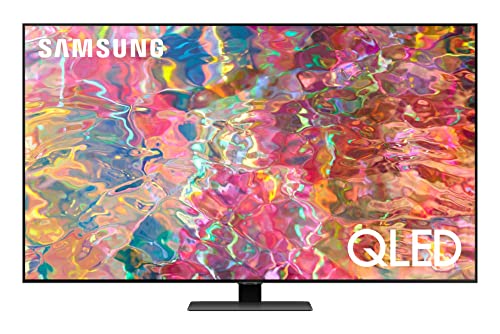 Samsung QN65Q80BAFXZA 65" 4K Ultra HD Smart TV with a Sanus VLF525-B1 Full-Motion Premium Series Mount for 50"-82" Flat Screen TV's (2022)