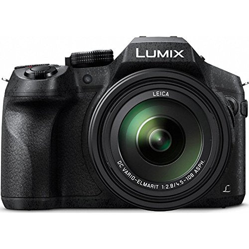 Panasonic DMC-FZ300K LUMIX FZ300 4K 24X F2.8 Long Zoom Digital Camera (Black) + Dual Battery Accessory Bundle