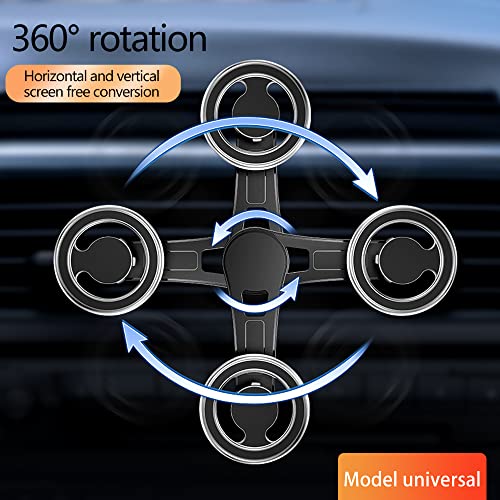 Compatible for MagSafe Car Mount for iPhone,[2022 New Upgrade] Car Vent 360° Rotation Magnetic Car Mount,Cell Phone Holder for MagSafe iPhone 12 13 14 Pro Max/ All Smart Phones(Black)