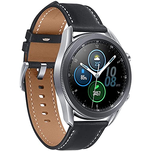 Samsung Galaxy Watch3 2020 Smartwatch (Bluetooth + Wi-Fi + GPS) International Model (Silver, 45mm)