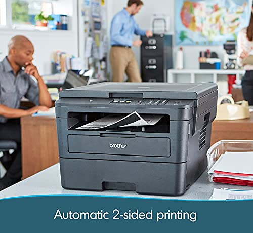 Brother HL-L23 9X Series Compact Wireless Monochrome Laser All-in-One Printer - Print Scan Copy - Auto Duplex Printing - Mobile Printing - 2.7" Color LCD - Up to 36 Pages/Min + HDMI Cable