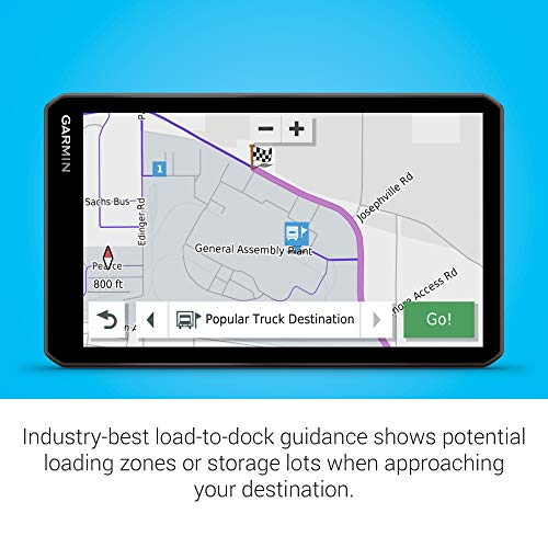 Garmin dezl OTR700, 7-inch GPS Truck Navigator, Easy-to-read Touchscreen Display, Custom Truck Routing and Load-to-dock Guidance, 7 Inch