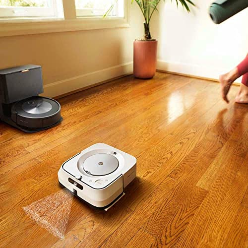 iRobot Roomba j7 (7550) Wi-Fi Connected Self-Emptying Robot Vacuum with iRobot Braava Jet M6 Robot Mop Bundle (2 Items)