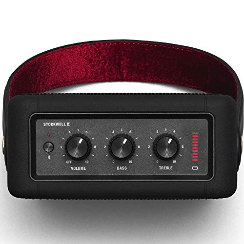 Marshall Kilburn II Bluetooth Portable Speaker - Black & Brass & Stockwell II Portable Bluetooth Speaker - Black