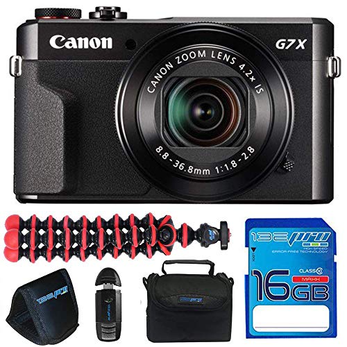 Canon PowerShot G7 X Mark II 20.1MP Digital Camera Bundle Kit