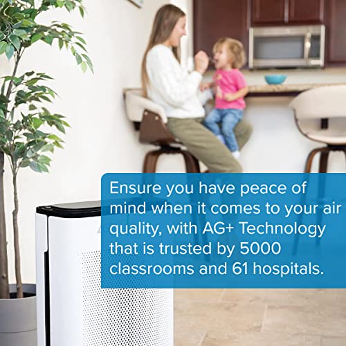 Brondell Pro Air Purifier Clean Air Filter, Bacteria, Mold, Allergens, and Smoke – With AG+ Technology by Aurabeat