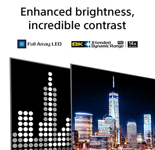 Sony Z8H 75 Inch TV: 8K Ultra HD Smart LED TV with HDR and Alexa Compatibility - 2020 Model