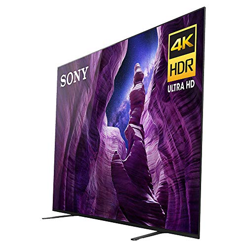 Sony XBR65A8H 65-inch A8H 4K OLED Smart TV Bundle with Premiere Movies Streaming + 30-70 Inch TV Wall Mount + 6-Outlet Surge Adapter + 2X 6FT 4K HDMI 2.0 Cable