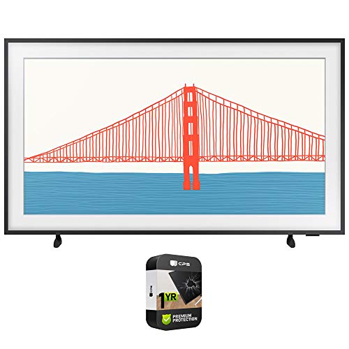 Samsung QN55LS03AAFXZA 55 Inch The Frame TV Bundle with Premium 1 YR CPS Enhanced Protection Pack