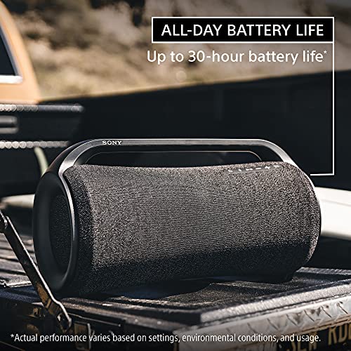 Sony SRS-XG500 X-Series Wireless Portable-BLUETOOTH Boombox Party-Speaker IP66 Water-resistant and Dustproof with 30 Hour-Battery