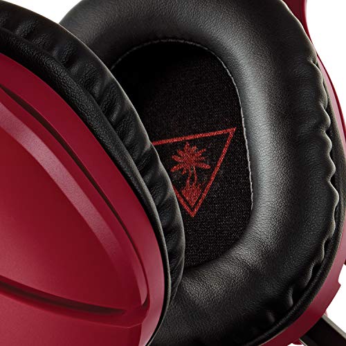 Turtle Beach Recon 70 PlayStation Gaming Headset for PS5, PS4, Xbox Series X, Xbox Series S, Xbox One, Nintendo Switch, Mobile, & PC with 3.5mm - Flip-to-Mute Mic, 40mm Speakers, 3D Audio – Red