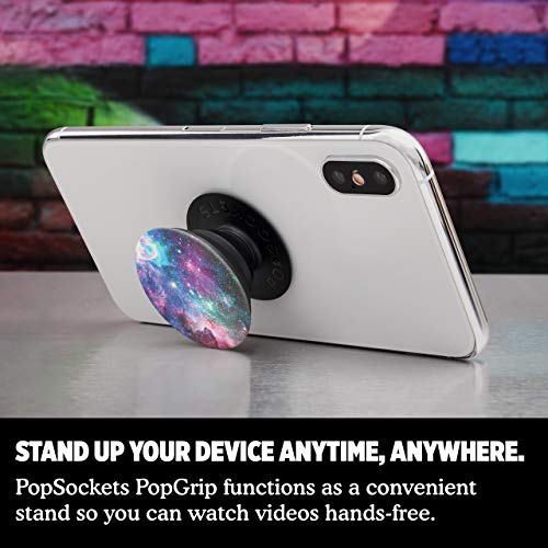 PopSockets PopGrip - Expanding Stand and Grip with Swappable Top - Blue Nebula