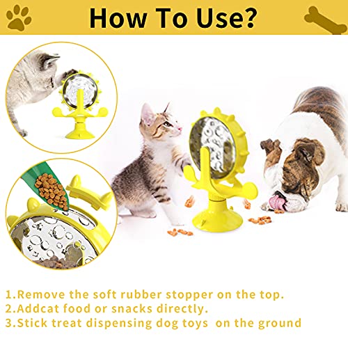 Dog Toys, Cat Toy, Slow Food Dispenser Toys, Interactive Pet Supplies Automatic Feeder Toys for Indoor Dogs Cats Kitten(Enrichment IQ Toys)