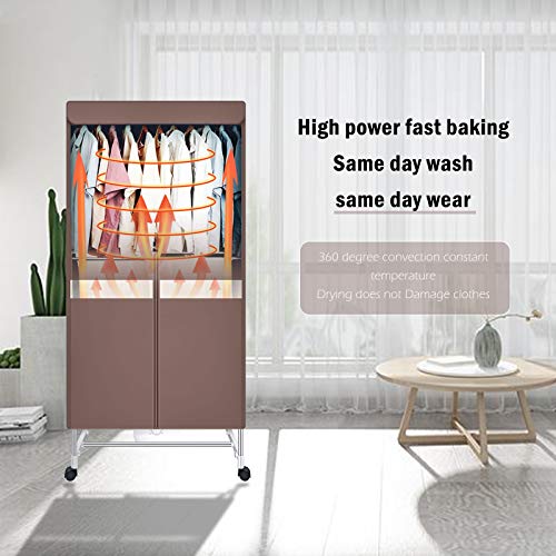 Xiaqing Clothes Dryer Portable Fast 1000W Dryer Machine,Portable Dryer for Apartments,New Generation Electric Clothes Drying
